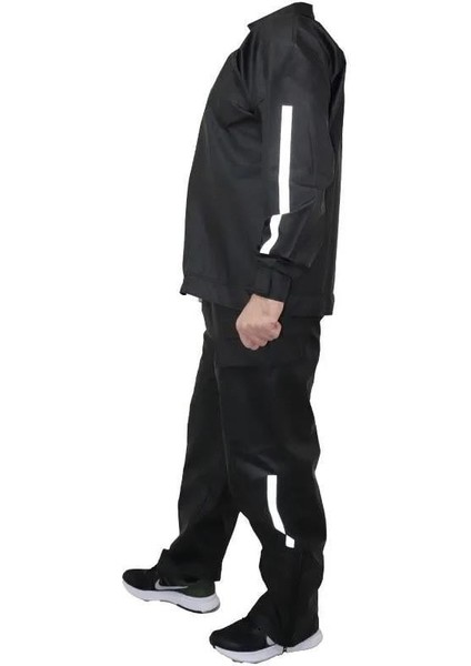 Yağmurluk Takım (Bahçıvan Tipi Askılı Pantolon ve Mont) - Siyah modelleri