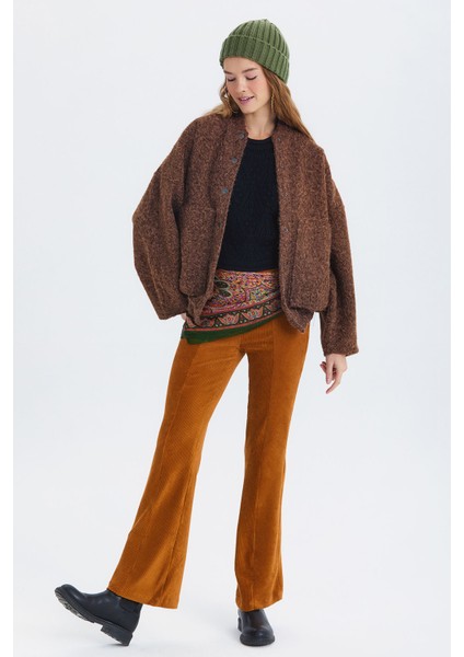 Örgü Desenli Kısa Kollu Kazak Siyah fiyatları