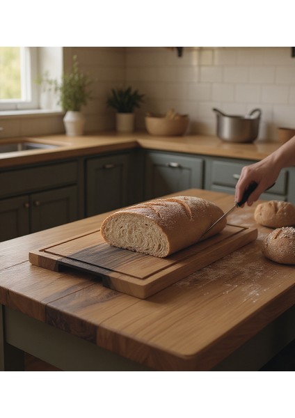 Demycraft Corte Ceviz Ağacı Kesme Tahtası 40 x 25 Cm. modelleri