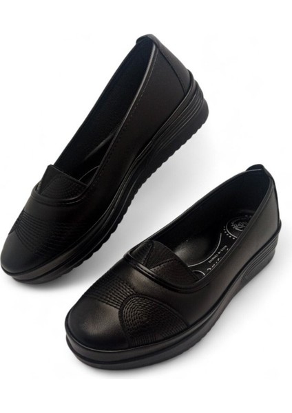 Kadın Günlük Klasik Rahat Kaymaz Taban Ortopedik Babet Anne Ayakkabısı modelleri
