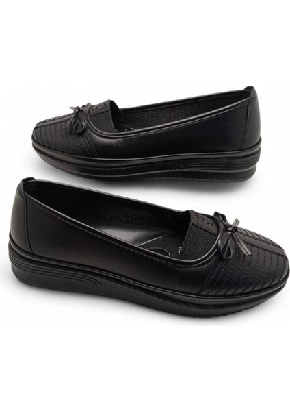Kadın Günlük Klasik Rahat Kaymaz Taban Ortopedik Babet Anne Ayakkabısı
