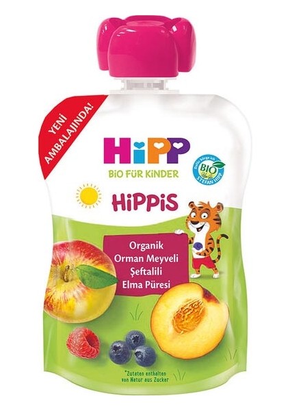 x 8 Adet Orman Meyveli Şeftalili Elma Püresi 100GR fiyatları