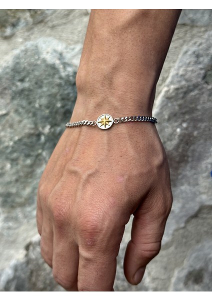 Erkek Kutup Yıldızı Çelik Bileklik