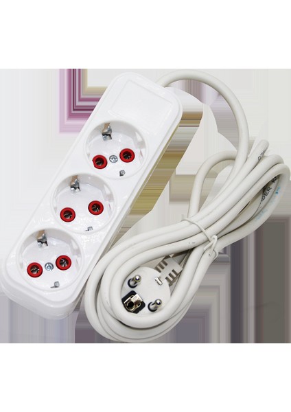 3lü 5mt Uzatma Kablo Grup Priz (5264)
