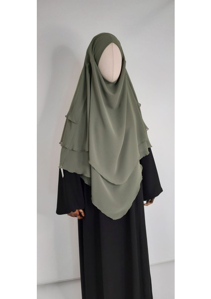 3 Katlı Multi Sifon Sufle Esarp ( Orta Boy ) Hijap Yeşil fiyatları