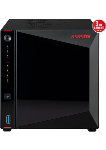 AS5404T 4gb 2 Bay + 2x M.2 Nvme 2x 2.5glan Depolama Ünitesi