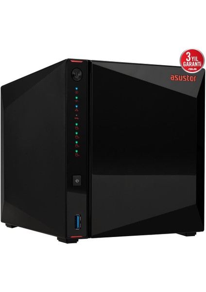 AS5404T 4gb 2 Bay + 2x M.2 Nvme 2x 2.5glan Depolama Ünitesi modelleri