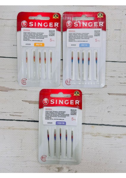 Singer Dikiş Makinası Iğnesi 2020 80/12 (1 Adet) modelleri