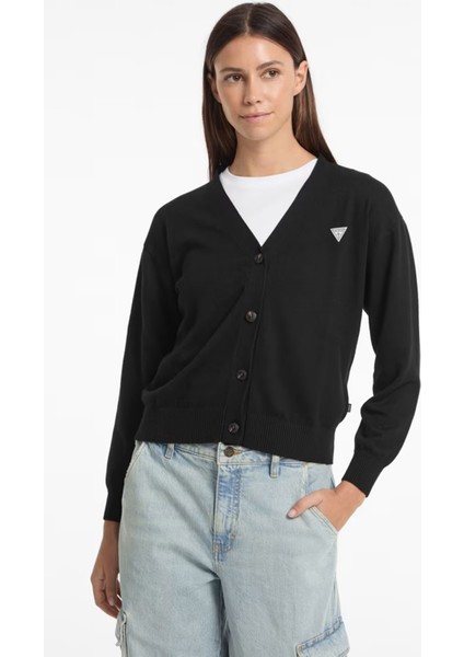 Gj Ls Kadın Ipek Karışımlı Triko Hırka