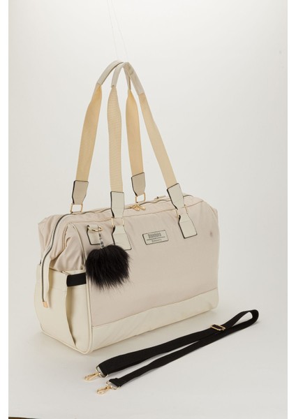 Bondit Hafif Kumaş Alaçatı Modeli Anne Bebek Çantası Bebek Bakım Çantası indirimleri