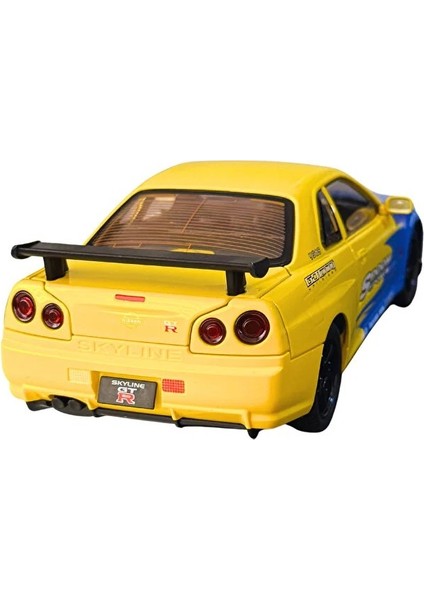 Nissan Skyline Gt-R R341:24 Ölçek Premium Die-Cast Model Araba – Koleksiyonluk, Açılır Kapı & Kaput fırsatları