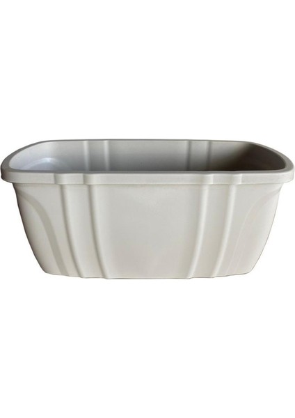 SY-5710 Opal Balkon Küpeşte Saksı 15 Litre Kirli Beyaz 4 Adet fiyatları