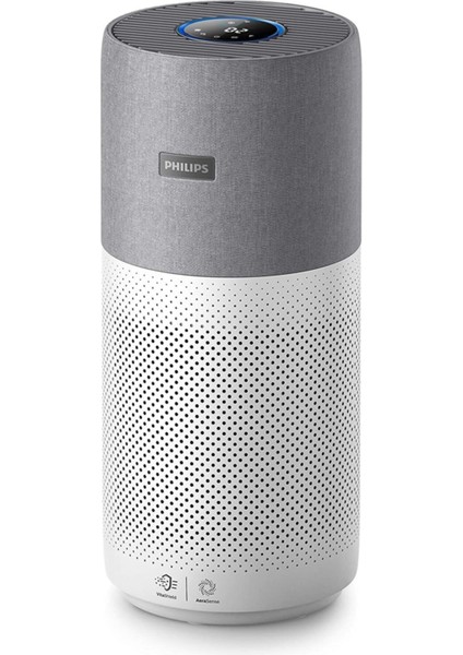 AC3033 Hava Temizleyici, 10.4 Kg, 104 M2 Ortam Temizliği, Gri/beyaz Evcil Hayvan Tüyü, Toz, Virüs ve Kötü Koku Yok Eder