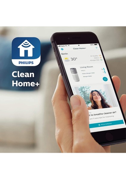 AC3033 Hava Temizleyici, 10.4 Kg, 104 M2 Ortam Temizliği, Gri/beyaz Evcil Hayvan Tüyü, Toz, Virüs ve Kötü Koku Yok Eder indirimleri