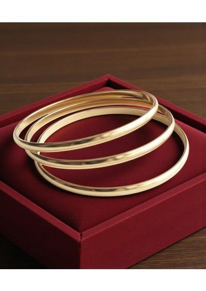 3'lü Ajda Çelik Bombe Bilezik modelleri