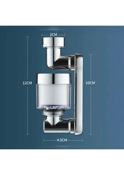1080° Hareketli Her Yöne Dönebilen Filtreli Kireç Arındırıcılı Mutfak Lavabo Batarya Musluk Başlığı fiyatları