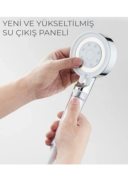 Kireç Arındırıcı Filtreli Yeni Nesil Duş Banyo Başlığı Fonksiyonlu Duşluk