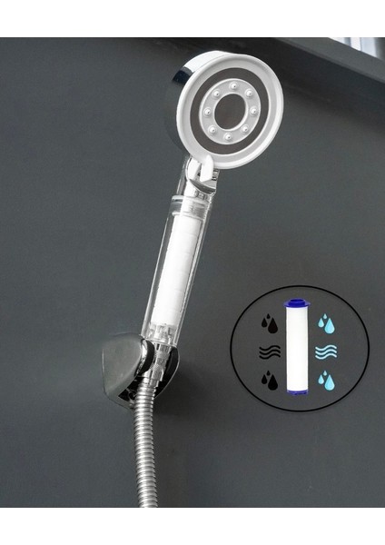 Kireç Arındırıcı Filtreli Yeni Nesil Duş Banyo Başlığı Fonksiyonlu Duşluk indirimleri