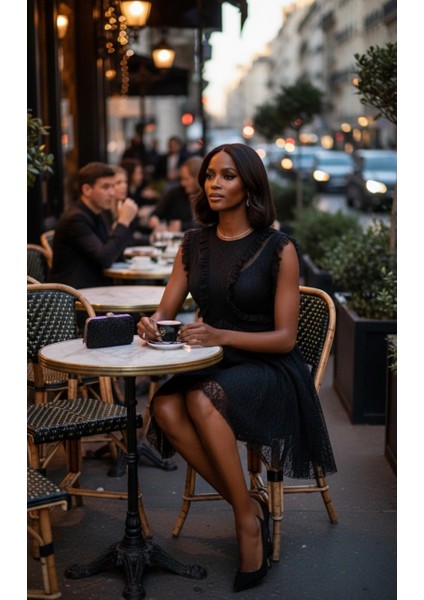 Monica Lez Ithal Dantel Tasarım Elbise W 2026 fırsatları