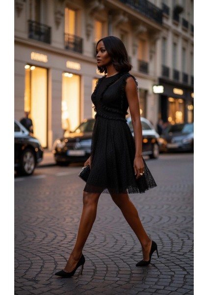 Monica Lez Ithal Dantel Tasarım Elbise W 2026 indirimleri