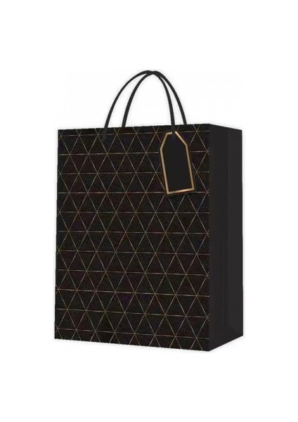 Desenli Siyah Küçük Karton Çanta fiyatları