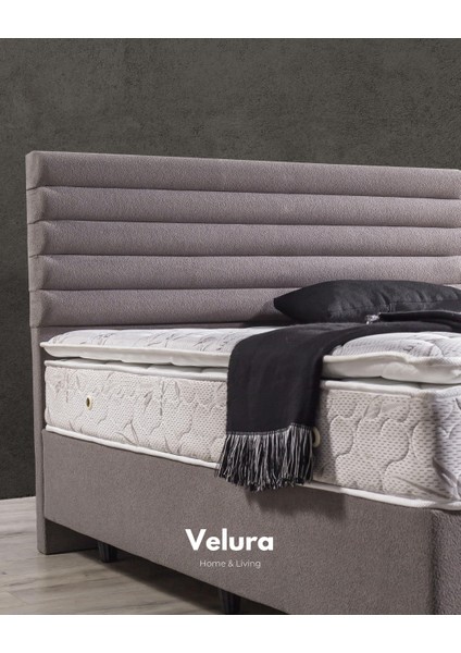 Aura Form Tek Kişilik Yatak Baza Başlık Seti (150 x 200)