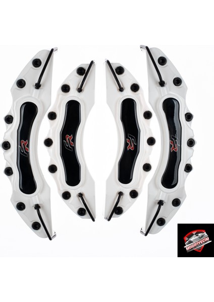 Beyaz Fr 4'lü Kaliper Seti Yapıştırma Logolu