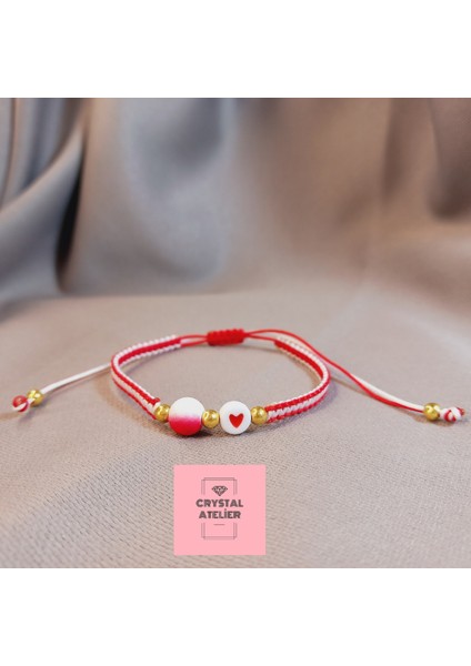 Türkiye Milli Takım Kalpli Top Boncuklu Makrome Taraftar Bileklik – El Yapımı Kırmızı Beyaz Unisex Örgü - Makrome Bileklik - Türkiye Bileklik - Taraftar Bileklik - Kalpli Bileklik fiyatları