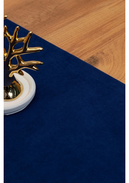 Doku | Kadife Dokulu Tatlı Lacivert Runner 135 x 40 fiyatları