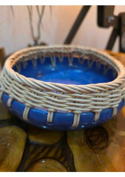 Bambu Ip Örgülü Dekoratif Seramik Tabak fiyatları