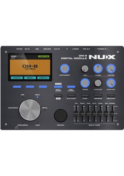 Dm-8 Dijital Davul Seti