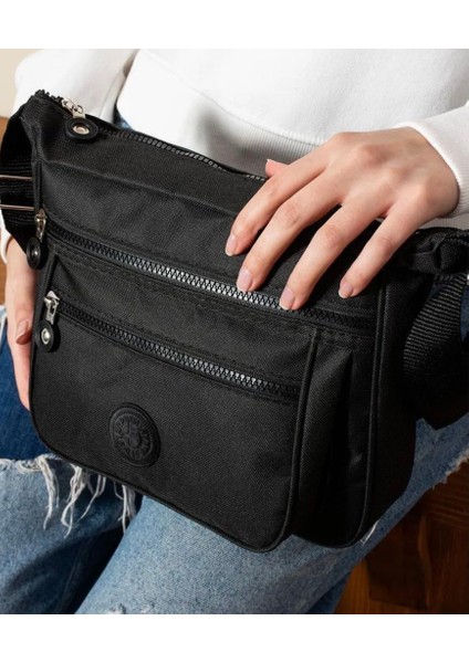 A Kalite Çok Çepli Omuz Boyun Çantası