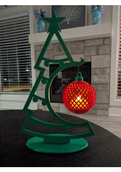 Minimal Tree Dekor | Modern Çam Ağaç Figürü (25CM Yükseklik, Süs Dahil Değil)