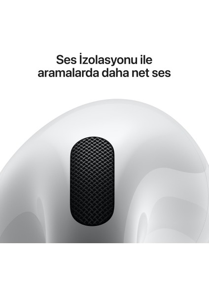 Airpods 4- Aktif Gürültü Önleme Özellikli (MXP93TU/A) - Outlet