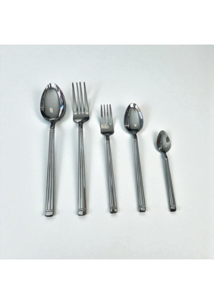 Paslanmaz Çelik Yemek Kaşığı Seti 30 Parça Elif Model Günlük Kullanıma Uygun fırsatları