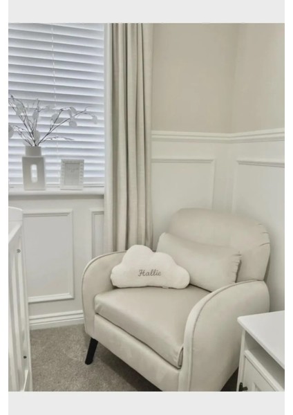 Kişiye Özel Isim Nakışlı Bulut Yastık Beyaz fiyatları