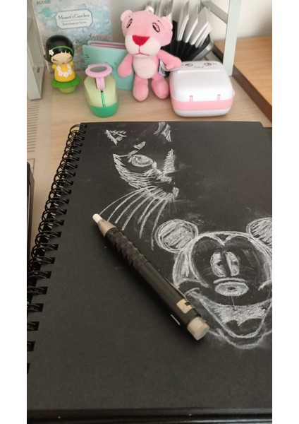 Siyah Defter ve Beyaz Jel Kalem Seti fiyatları