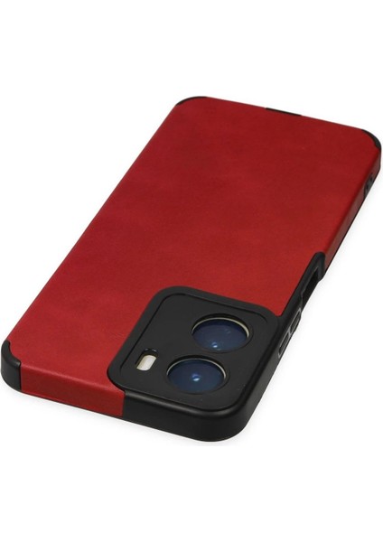 CPT16 Vivo Y16 Kılıf Loop Deri Silikon - Kırmızı fırsatları