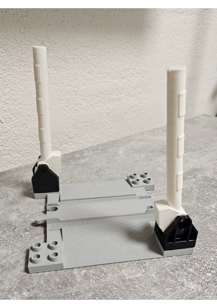 Demir Yolu Geçişi Barikat Yapı Blok Uyumlu | 3D Yazıcı Üretimi | Demir Yolu Geçişi Barikat fiyatları