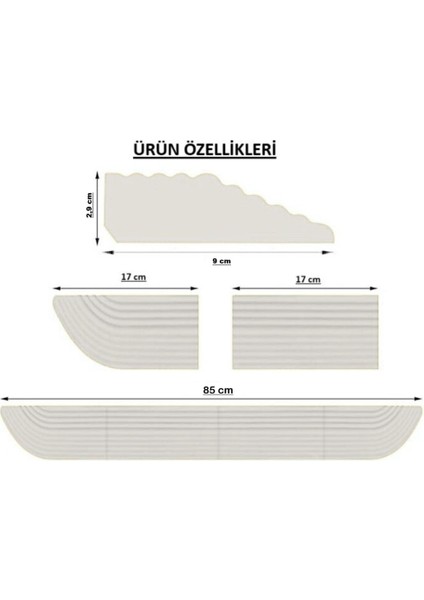 - 2,9 cm x 85 cm Kapı Eşik Rampası (( BEYAZ ))Tüm Robot Süpürge ve Tekerlekli Sandalye Ler Için... fırsatları