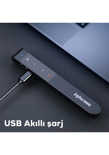 Inphic Pl1 Projeksiyon Multimedya Sunum Şarjlı Kırmızı Lazerli Uzaktan KUMANDA-(1903) fiyatları