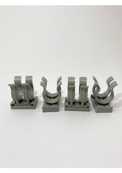 Plastik Baza Klipsi Gri ( 10 Adet ) fiyatları