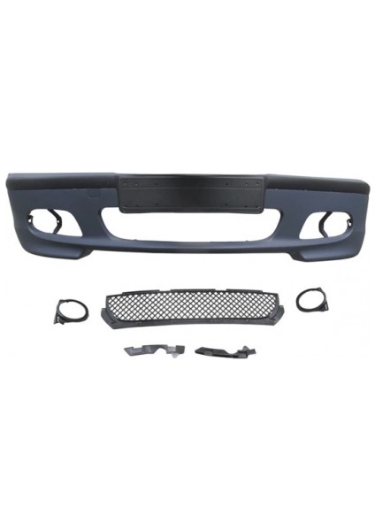 Bmw 3 Serı- 3 Serisi- Sd- 1998-2005 Ön Tampon Astarlı (Sıs Delıklı/bandlı/panjurlu) (Plaka Plastiklı) M-Tech Oem No (A51117893328S1)