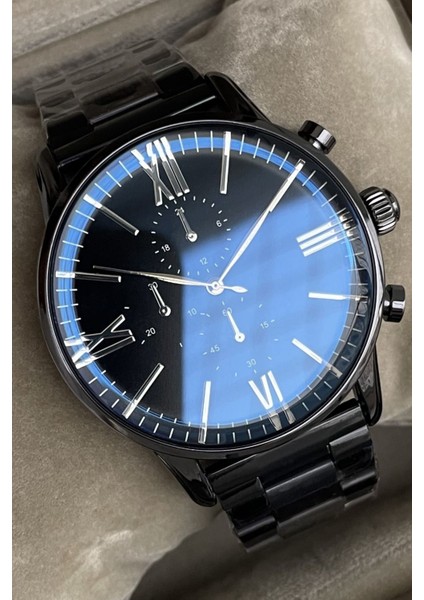 Özel Kutulu Siyah Çelik Premium Erkek Kol Saati Erkege Sevgiliye Hediye Babaya indirimleri