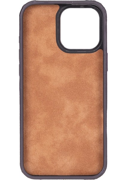 Apple iPhone 16 Pro Max Uyumlu, Hakiki Deri, El Yapımı Kılıf, Mor fiyatları