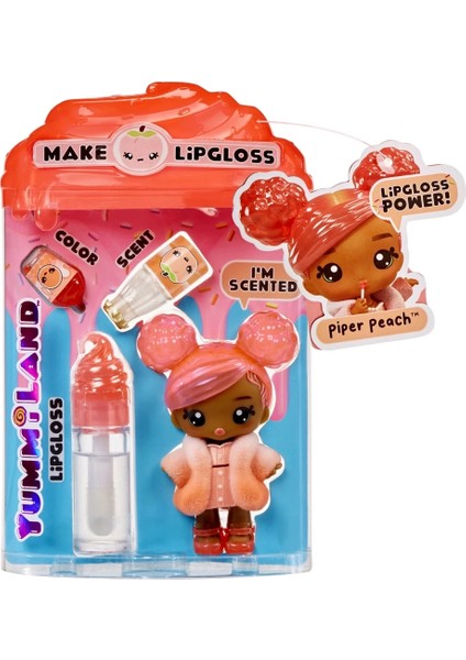 Yummiland Piper Peach Bebeği ve Dudak Parlatıcısı