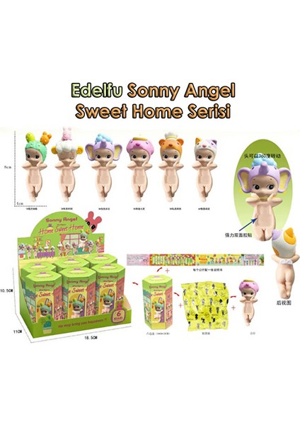 Sonny Angel Hippers Sweet Home Serisi (Rastgele 1 Model Gönderilir) Blind Box