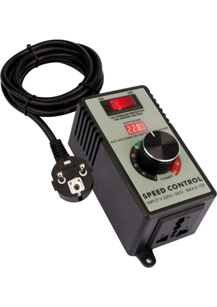 Hız Regülatörü Sağlam Açı Taşlama Makinesi Hız Kontrol Cihazı Motor Hız Kontrol Cihazı Evrensel (Yurt Dışından)