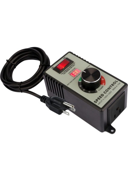 Hız Regülatörü Hız Ayarlayıcı 100V-120V Taşınabilir Hafif Değişken LED Ekran Hız Kontrol Cihazı Fan Hız Ayarı (Yurt Dışından) indirimleri