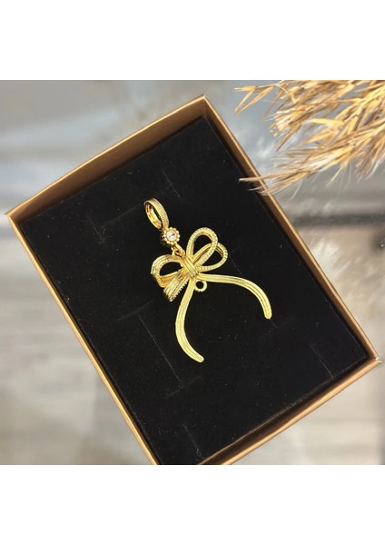 22 Ayar Fiyonk Kolye Ucu (Çeyrek ve Yarım Uyumlu)